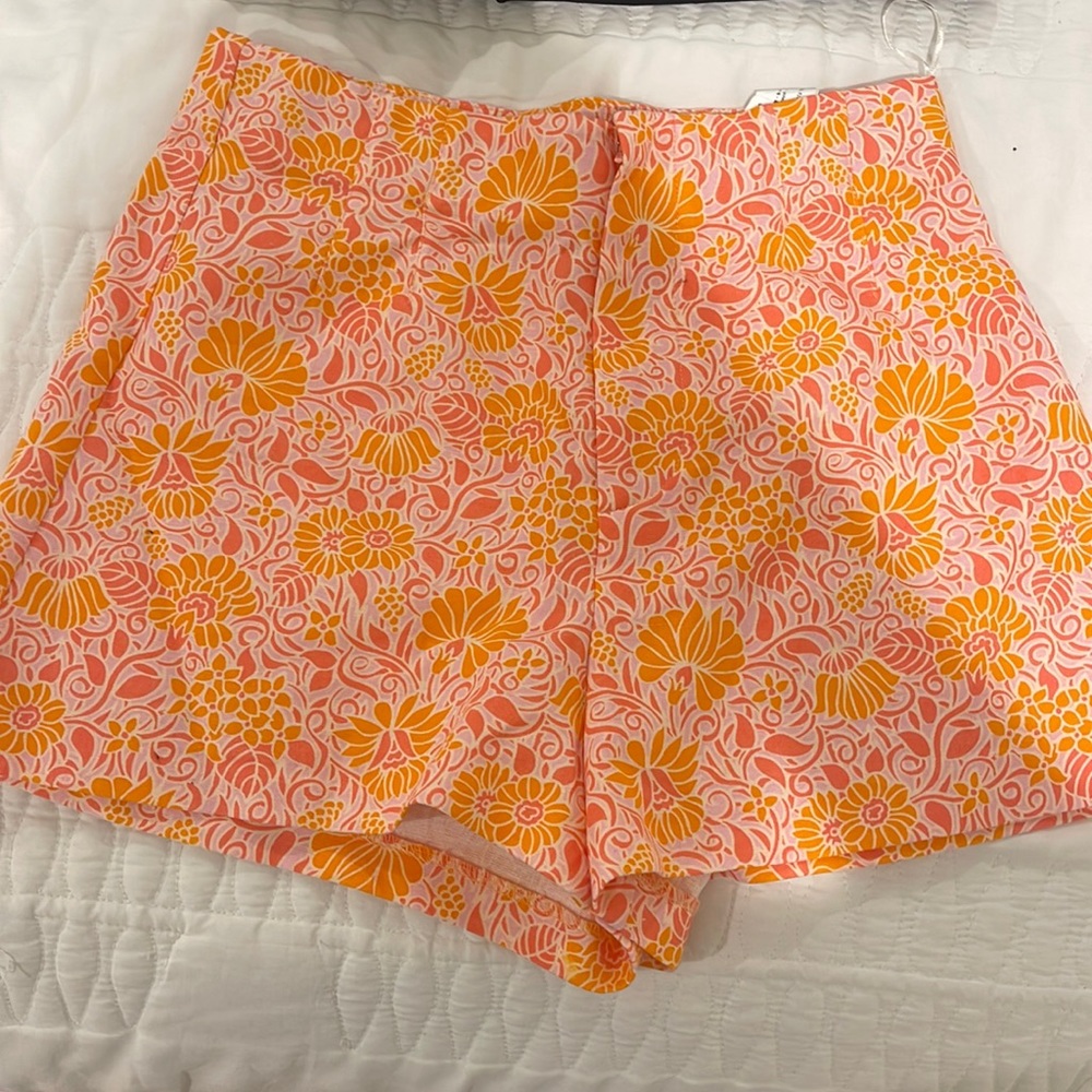 Zara printed shorts